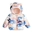 thumbnail image 5 of Kids Toddler Girl Boy Light Down Coat Baby Cartoon Winter Snowsuit Jacket 1-6 Years, 5 of 6