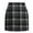 Coffee, variant on JGNGSHN Plaid Skirts for Women Trendy High Waist Bodycon Pencil Wool Mini Skirt