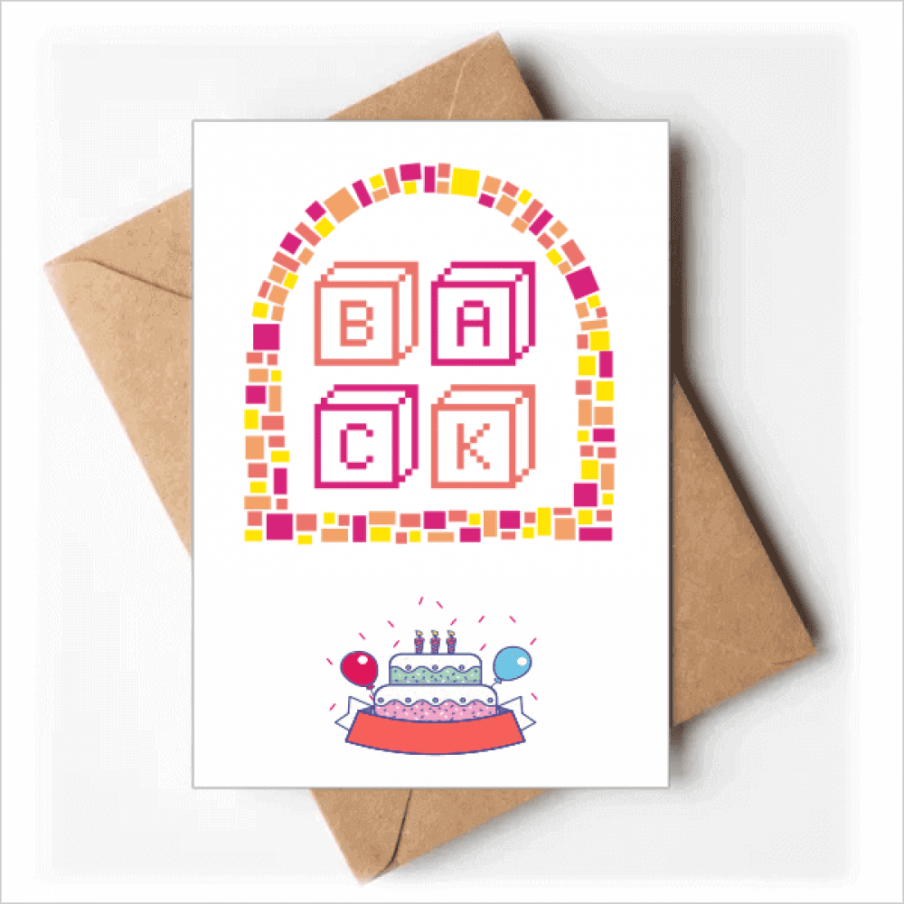 Back House Holds Boxes Art Deco Fashion Happy Birthday Greeting Cards Envelopes Blank