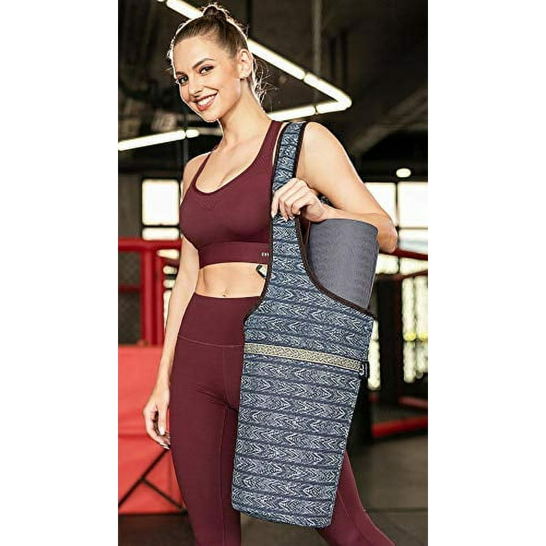 Ewedoos Yoga Mat Bag with Large Size Pocket and Zipper Pocket, Fit Most  Size Mats (Artistic Gray)
