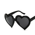 thumbnail image 3 of Kids Heart Shaped Sunglasses Children's Trendy Eyewear Full Rim Frame Fashion Accessories Bright Red Pink and Black, 3 of 5
