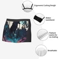 thumbnail image 3 of Xecao Artistic Moon Valley Wolf Print Men's Underwear Boxer Briefs Pack - Your ComfortSoft, Moisture-Wicking, and Breathable Choice for Men's Underwear-Large, 3 of 5