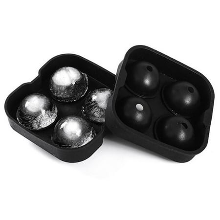 

4/6 Large Ice Ball Maker Cube Tray Big Silicone Mold Whiskey Round Mould