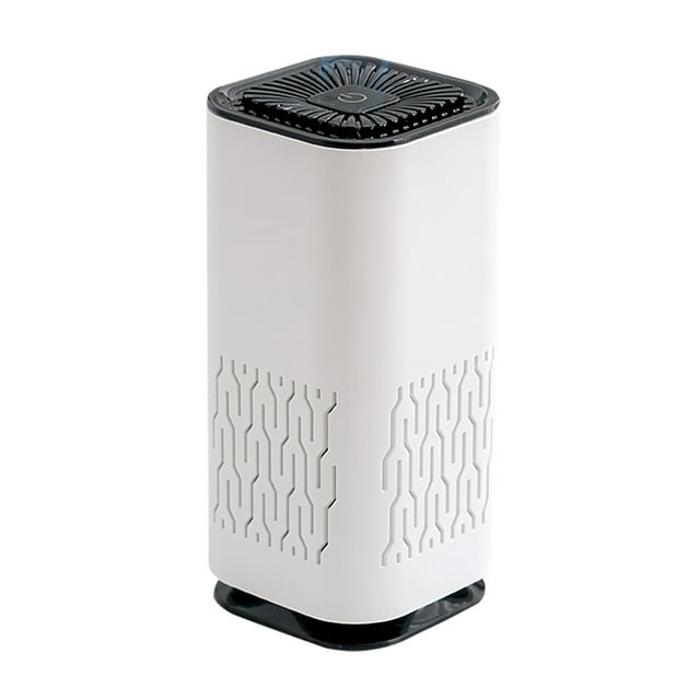 Mupvlun Air Purifier for Large Rooms, Small Air Purifier Deals for Smoke, Air Cleaners and Purifiers with Filter, Silent Air Purifiers for Home Pets White