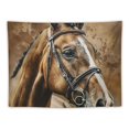 thumbnail image 5 of Orinice Horse Tapestry Wall Hanging Unique Style Graphic Tapestries Home Wall Decor Art for Living Room Bedroom Apartment Farmhouse Dorm 40x30inch, 5 of 6