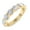 Yellow Gold, variant on Mels - Signature Half Way Diamond Eternity Band