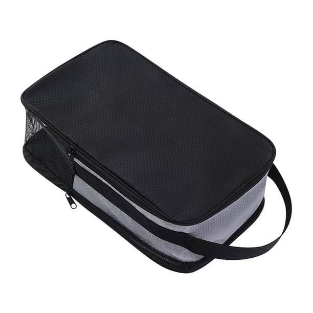 Bolsa de viaje para zapatos, ligera, para gimnasio, camping, viajes de negocios. negro