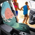 thumbnail image 4 of XYZCANDO Deer Mountain Car Seat Towel Cover Highly Water-Resistant Terry Cloth Car Seat Covers, Sweat Towel Waterproof Bucket Seat Towel Covers Fit for Trucks Vans SUVs, 4 of 6