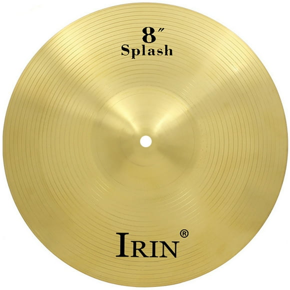 MOVTOTOP Golden Brass Cymbal for Drum Use Wonderful Workmanship and Sturdy Materials Easy to Use
