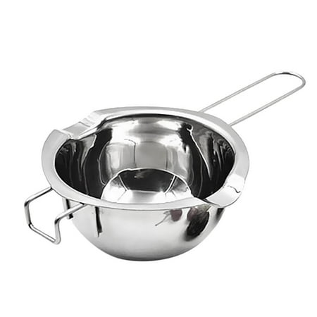Cabilock Creuset Fondoir à Beurre Double - Fonte Chocolat, Bonbons, Bougies Et Bain-Marie En Acier Inoxydable