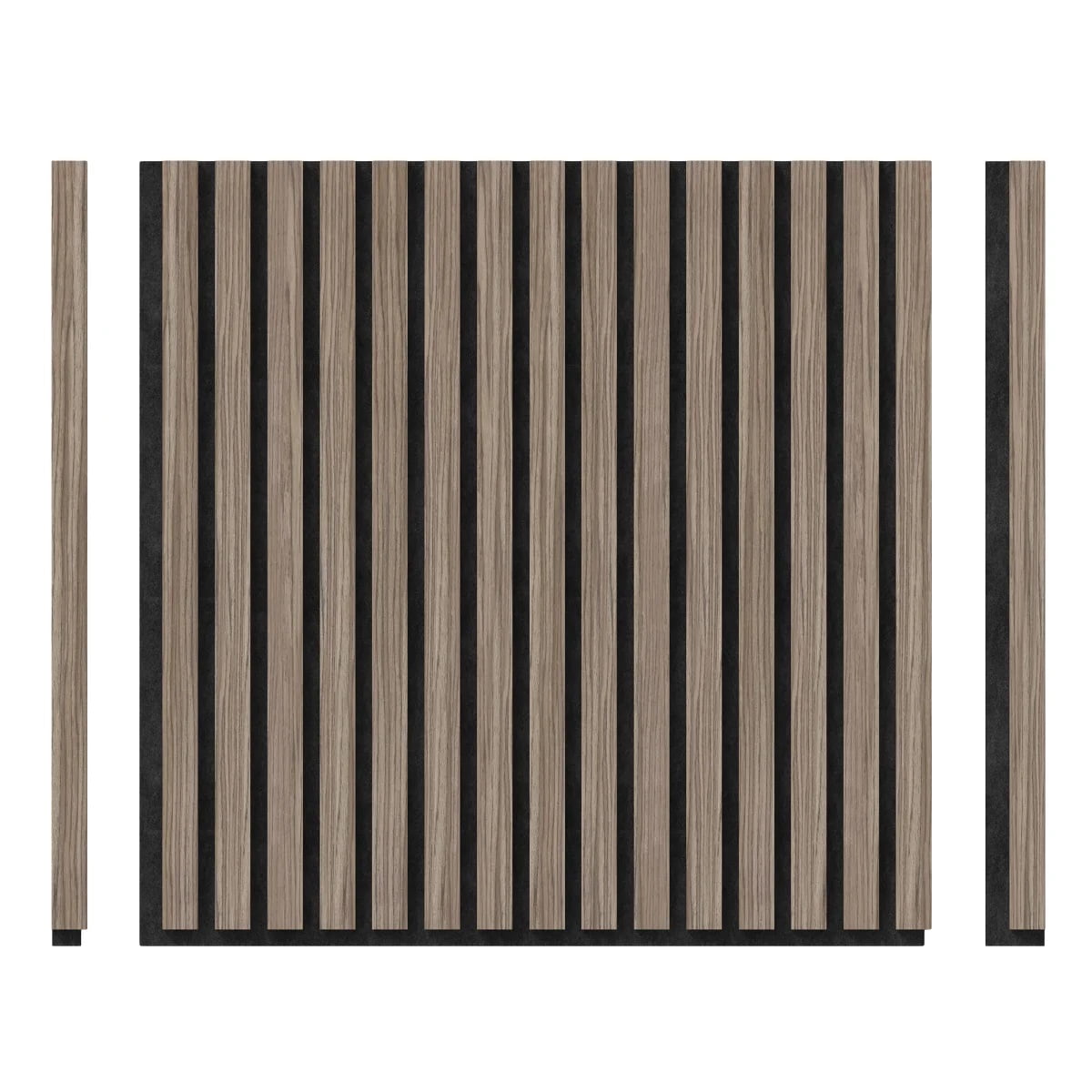 Artika Sonolok Sound-Absorbing Slatted Panel Kit, Walnut, 15.5 Sq Ft (4 Panels)