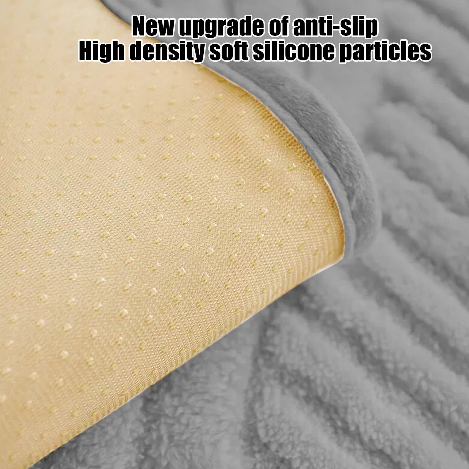 Qhnvtd Thick Sofa Cushion, Wool Sofa Pad and Couch Protector, Non Slip Washable Sofa Cover for 3 Seat Couch, Soft Comfortable Breathable Furniture Protector for Living Room Bedroom Office