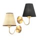 thumbnail image 1 of Aplique de pared moderno de 2 piezas con pantalla E27 para comedor o interior negro y beige, 1 of 9