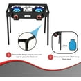 thumbnail image 2 of Vivicreate Double Burner Propane Stove, Cast Iron Outdoor Gas Cooker with Regulator Hose, Portable Camping Stove for BBQ, Tailgating, Seafood Boil, 2 of 7