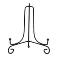 thumbnail image 3 of Iron Display Stand 1 pcs 6" Iron Easel Classic Display Stand Bowl Plate Photo Frame Book Artwor Black Displays Picture Frames, Cookbooks, Decorative Plates, 3 of 5