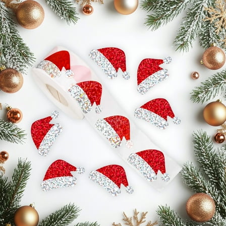 up to 70% off karymi 500-Pack Round Christmas Thanksgiving Festival Printed Sealing Stickers 1.2 Inch Diameter Paper Labels for Crafts Gift Wrapping Christmas Party Decorations up to 70% off