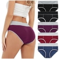 thumbnail image 3 of Eashery Brifes Woman Panties Solid Breathable Womens Briefs Multicolor 5XL, 3 of 5