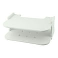 thumbnail image 1 of BUYISI No Punch Wall Mount Storage Tv Box Router Shelf Set-Top Box Bracket 2Layer Holder Mini Pc Dvd Player Livingroom Stand Rack 30cm semicircle, 1 of 5