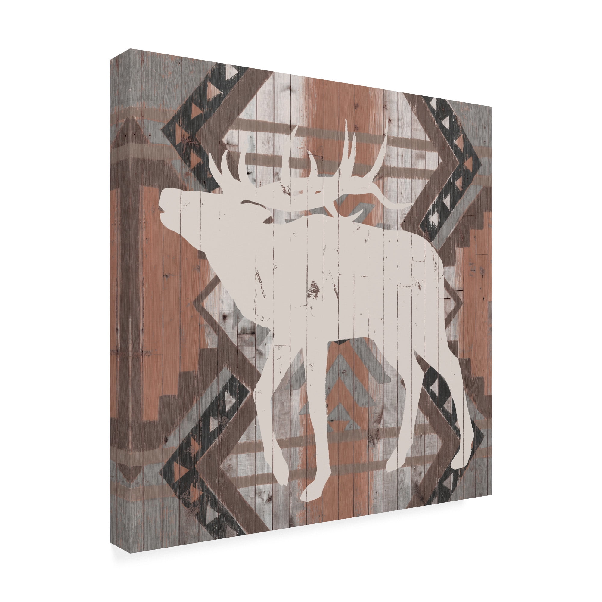 Trademark Fine Art 'Southwest Lodge Silhouette I' Canvas Art by Vision Studio