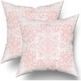 thumbnail image 5 of Pink Gray Ethnic Boho Throw Pillow Covers 16X16 Inches Set of 2 Bohemian Carpet Pattern Vintage Pillow Cases Black Teal Grey Floral Pillow Cover Farmhouse Home Decor for Sofa Couch Porch Outdoor, 5 of 6