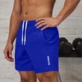 thumbnail image 5 of QATAINLAV Tennis Basketball Shorts for Men Mesh Quick Dry Gym Athletic Running Shorts Casual Drawstring Workout 5 Inch Shorts with Pockets Blue M, 5 of 6