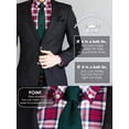 thumbnail image 3 of GFDYREE Men's Knit Tie Slim Skinny Square Necktie Width 2.2 inches Washable Solid Color and Gift Box, 3 of 6