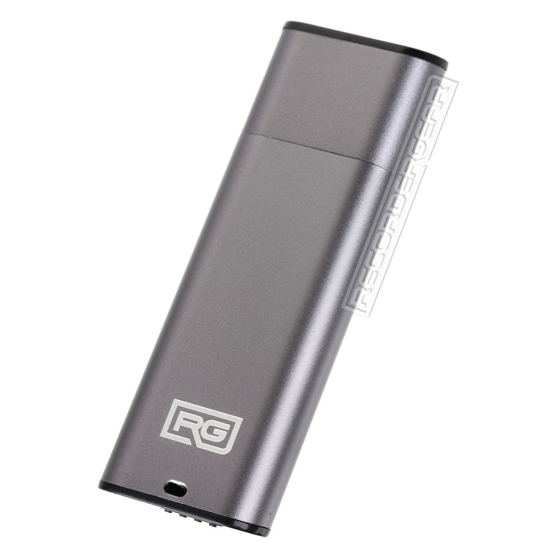 RecorderGear FD10 USB Drive Voice Recorder Small Spy Recording Silver Option 