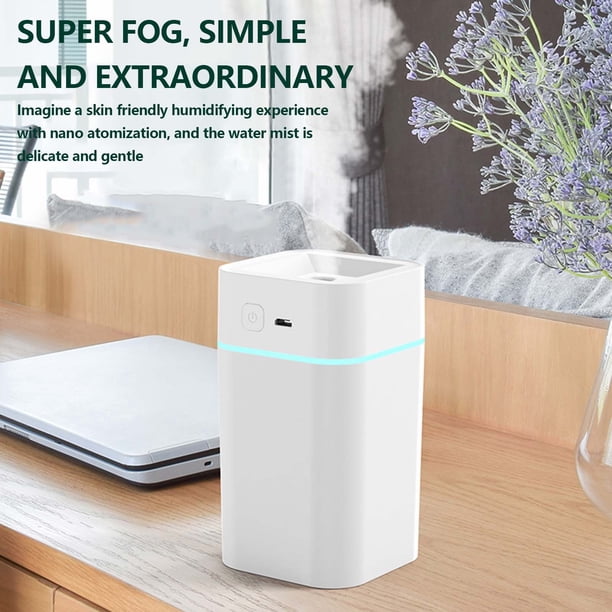 Humidificadores para Dormitorio Casa Dormitorio Pequeño Aromaterapia Humidificador, Luz Nocturna, Coche Usb Enchufe Luzes Nocturnas Enchufe