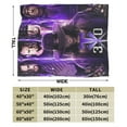 thumbnail image 2 of The Undertaker Blanket, Super Soft Throw Blanket, Cozy Flannel Blankets For Boys Girls, Warm Blankets For Couch Sofa Bed, 80"X60", 2 of 9
