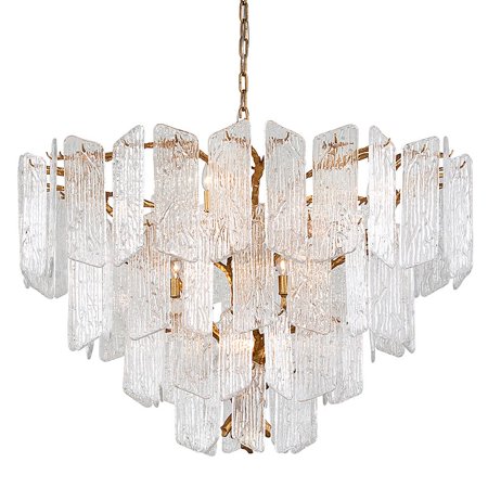 

Corbett Piemonte 12-Lt Chandelier - Royal Gold - 244-412