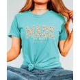 thumbnail image 3 of Made for More Faith Based Shirt for Women - Ephesians 2:10 Floral Christian Graphic Tee Seafoam Shirt Adult Medium, 3 of 7