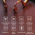 thumbnail image 4 of Bone Conduction Headphones, IPX8 Waterproof Swimming Headphones, Open Ear Headphones with MP3 Mode 32GB Memory Up to 12 Hours Playtime, Bluetooth 6.0 Earbuds Secure Fit for Running - Blue, 4 of 6