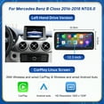 thumbnail image 3 of 12.3 Inch Touch Screen Wireless Carplay Android Auto For Mercedes Benz A-Class W176 CLA C117/X117 GLA X156 2016-2018 NTG5.0 Car Multimedia In-Dash Navigation GPS Units, 3 of 7