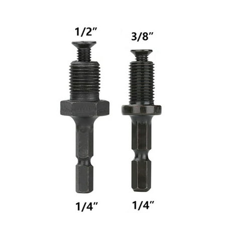 

Ana Drilling Bit Accessory Drill Chuck Adapter Hex Shank To 1/2 3/8Inch Male Thread