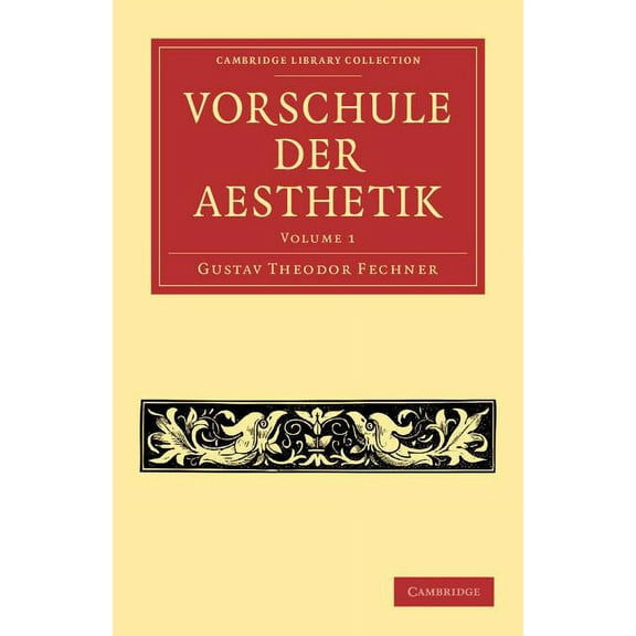 Vorschule Der Aesthetik, (Paperback)