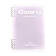 thumbnail image 2 of Nkmbld Spiral Notebooks A5 Horizontal Thickened Coil Notebook Excerpt Colorful Plastic Cover Notebook Quality Writing Paper for Work, Travel and Notes, Purple, 2 of 8