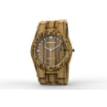 thumbnail image 1 of Handmade Wooden Watch Hawaiian Style Maple Wood with Petroglyphs and Luminous Hands, Maple Wood Dial #8, 1 of 4