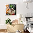thumbnail image 3 of 5D Full Round Drill Diamond Painting Kit Animal Puppy Cat Art Decor para adultos Likrtyny Arte deco, 3 of 9