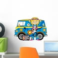 thumbnail image 1 of Cartoon Hippie Guitarist and Wall Decal Wallmonkeys Peel and Stick Graphics (18 in W x 12 in H) WM502626, 1 of 4