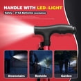 thumbnail image 2 of Bastón plegable BigAlex con luz LED, base cuádruple pivotante, ajustable y bolsa de transporte para hombre y mujer (base de aleación), 2 of 5