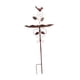 thumbnail image 3 of Comedero para pájaros, baño para pájaros de jardín, diseño rústico vintage, soporte, decoración versátil para jardín. Estilo A, 3 of 9