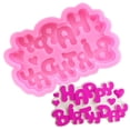 thumbnail image 3 of Vikakiooze 2023 under10, Happy Birthday Mold Chocolate Silicone Letter Mold Big Cake Letter Mold 2pcs, 3 of 8