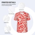 thumbnail image 3 of Hirioo Beef1 for Men's Baseball T-shirt Shirts Short Sleeve Casual Summer Button Stretch T Shirts,Size S-4XL-Large, 3 of 7