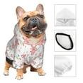 thumbnail image 3 of Bingfone Hello Rabbit Print Dog Clothes Hoodie, Pet Winter Coat,Puppy Sweatshirts for Small Dogs Boy Girl,Suitable for All Breeds-Small, 3 of 7
