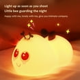 thumbnail image 4 of BNNG Cute Night Light, The New Bee Light Sensor Bedside Night Light USB Rechargeable Colorful Eye Protection Night Light Silicone Dimmable Nursery Nightlight for Kids Baby Toddler Decor Bedrooms, 4 of 8