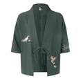 thumbnail image 4 of Mens Embroidery Style National Style Retro Hanfu Japanese Loose Cardigan Coat, 4 of 4