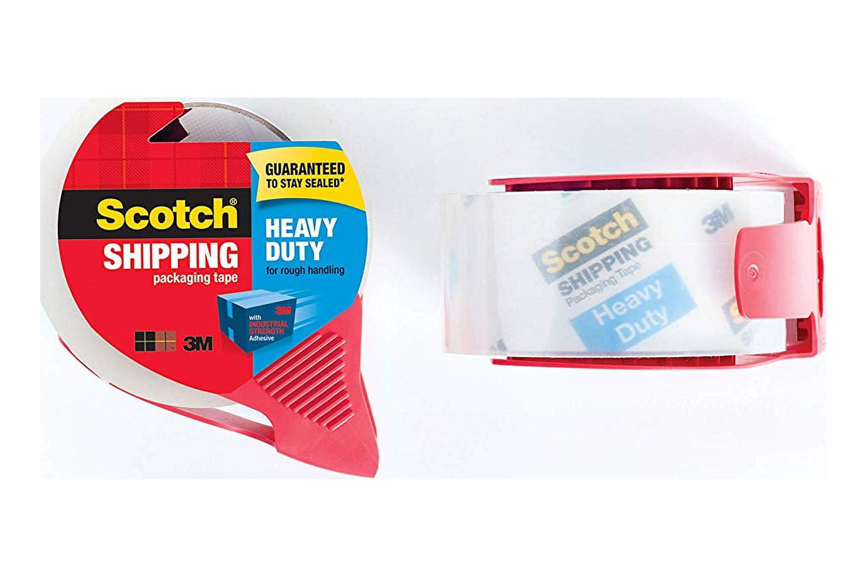 Scotch Heavy Duty Shipping/Packaging Tape Dispenser, 6 Count, Value Pack