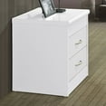 thumbnail image 4 of Hodedah 2-Drawer Nightstand, White, 4 of 6