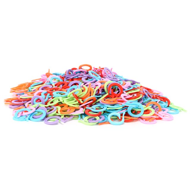 Crochet Clips Ring,1000Pcs Stitch Marker Plastic Knit Counting Split Ring Stitch Counter Ring Striking Appearance
