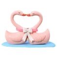 thumbnail image 1 of Wosthever Estatuilla de decoración Cisne Amor Animal Paisaje Artesanía Resina Estatua Simulación Accesorios en miniatura Creativamente Artesanía Rosa Wosthever HA077361-02, 1 of 6